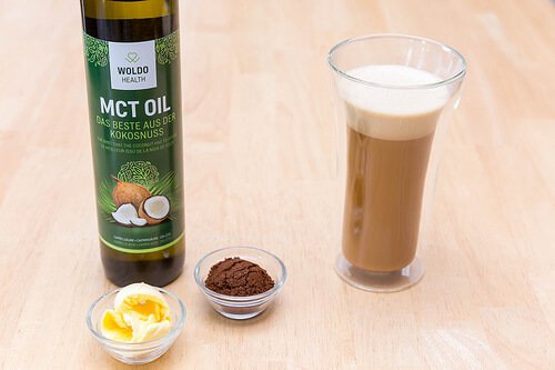 Café a prueba de balas con aceite MCT