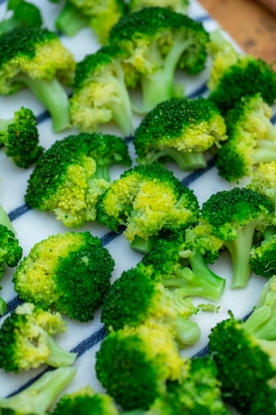 Secar el brócoli