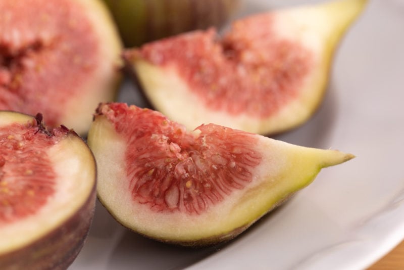 Close up of figs