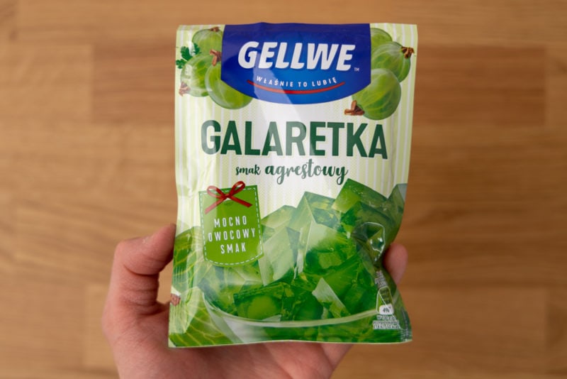 Paquete de gelatina