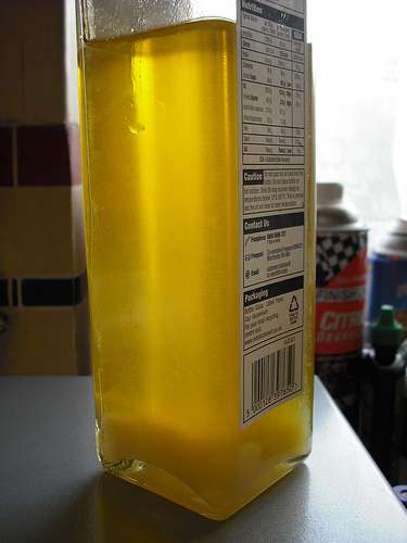 Botella de aceite de oliva