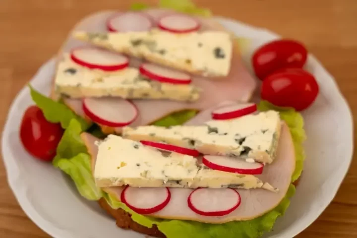 Sándwiches de queso azul