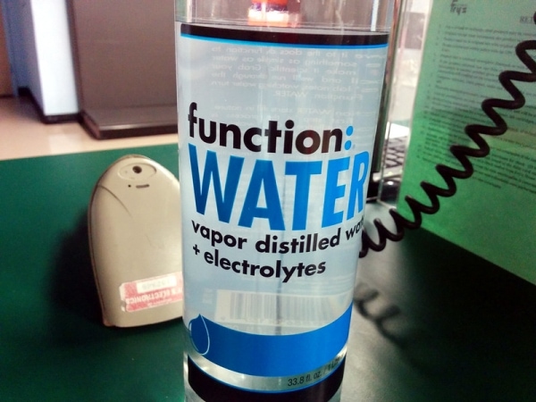 Vapor distilled water