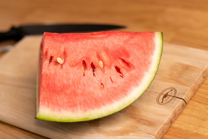 watermelon before cutting