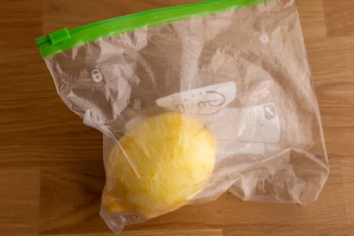 Descongelar el limón entero