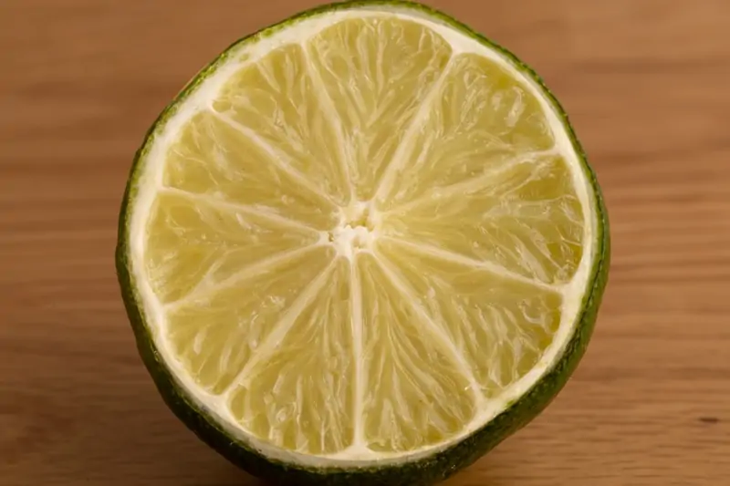 lime cut in half