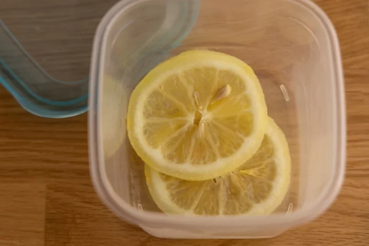 Rodajas de limón descongeladas