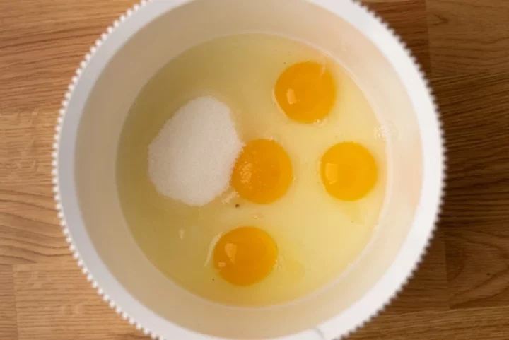 Huevos y azucar