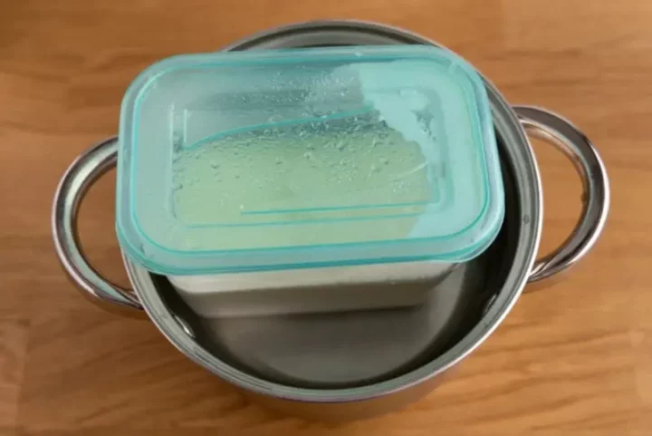 descongelar la preparacion de suero de leche
