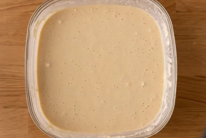 masa para tortitas con nata agria descongelada