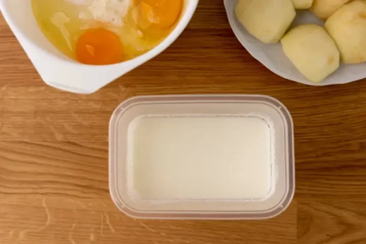 preparar la masa para tortitas con yogur descongelado