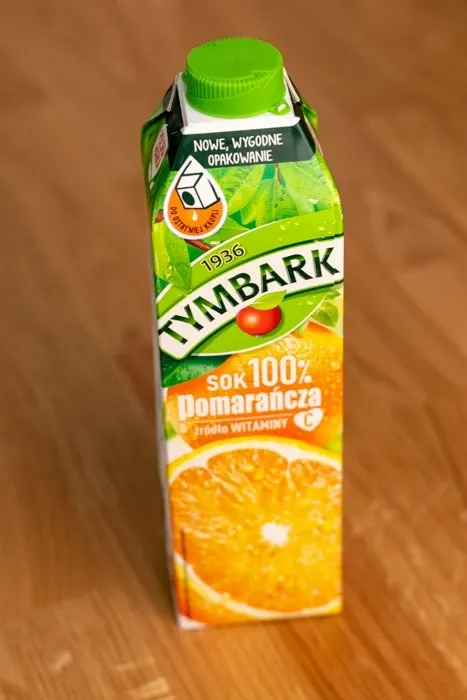 carton de zumo de naranja