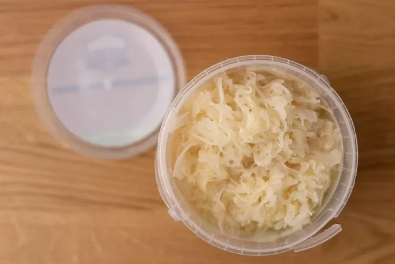 recipiente para sauekraut